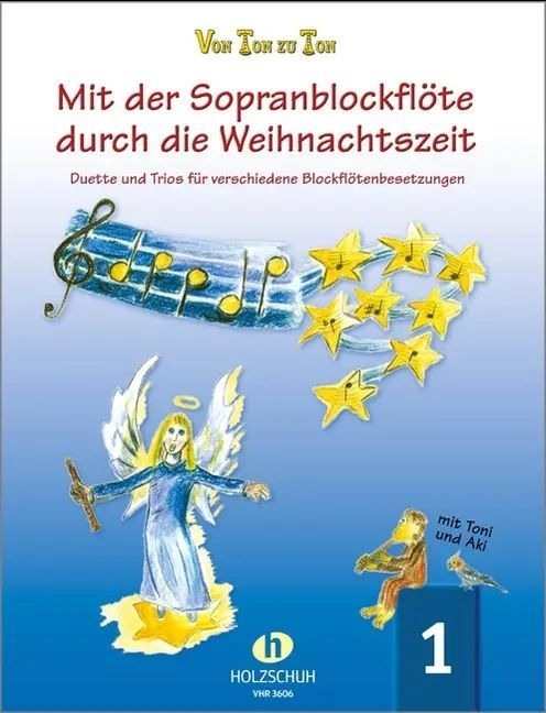 Noten Mit der Sopranflöte durch die Weihnachtszeit VHR3606 Holzschuh _00014138_