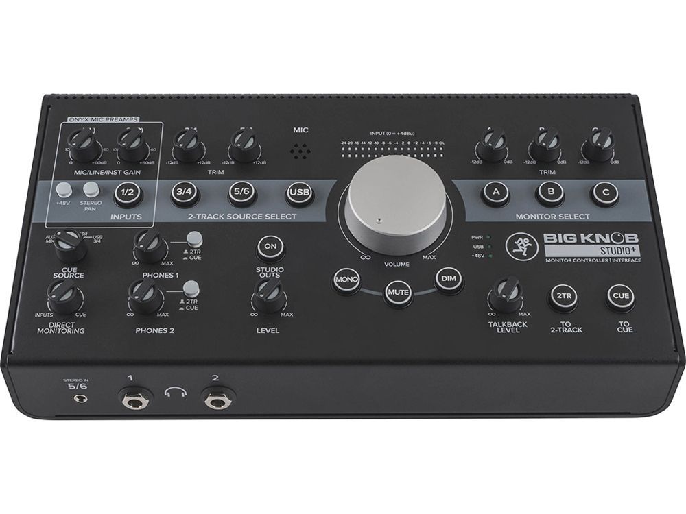 Mackie Big Knob Studio+  Aktiver Monitor Controller und USB Audiointerface