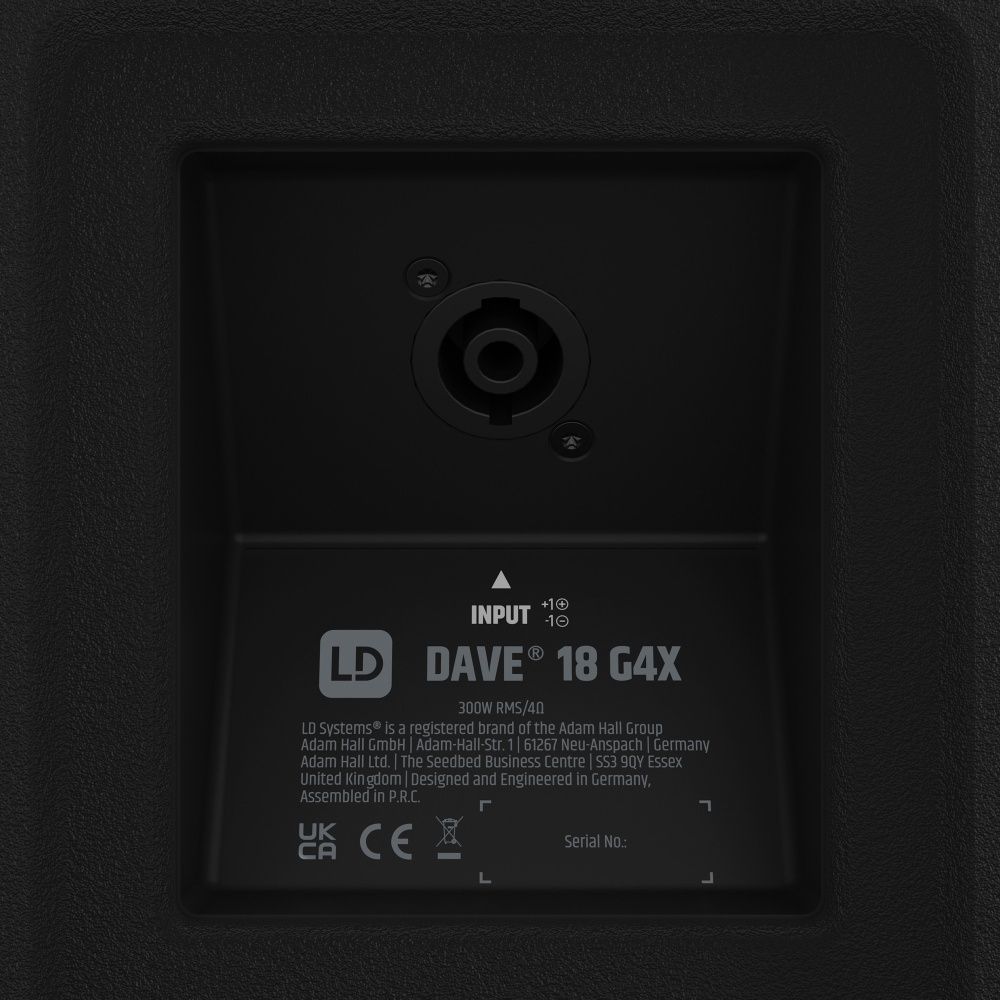 LD Systems DAVE 18 G4X Kompaktes 2.1 PA-System aktiv mit Bluetooth_00051701_