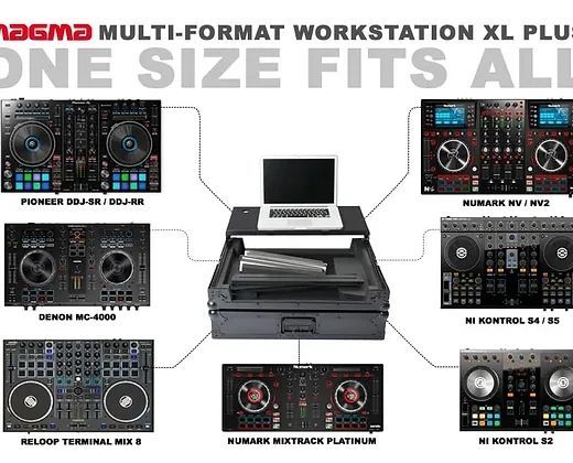 Magma Multi Workstation XL Plus 19"  Case mit Laptopschlitten