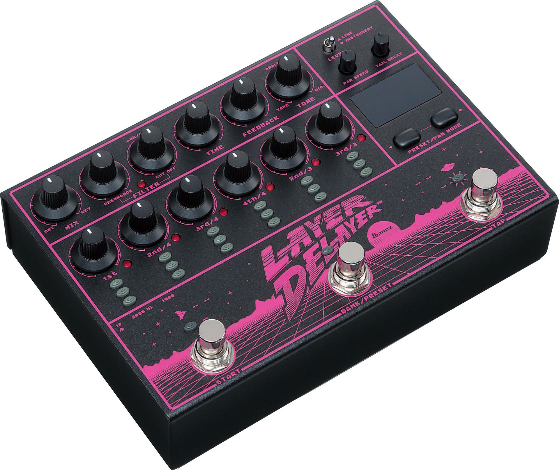 IBANEZ Multi Delay Effektpedal, Layer Delay, Effektgerät für E-Gitarre_00054569_