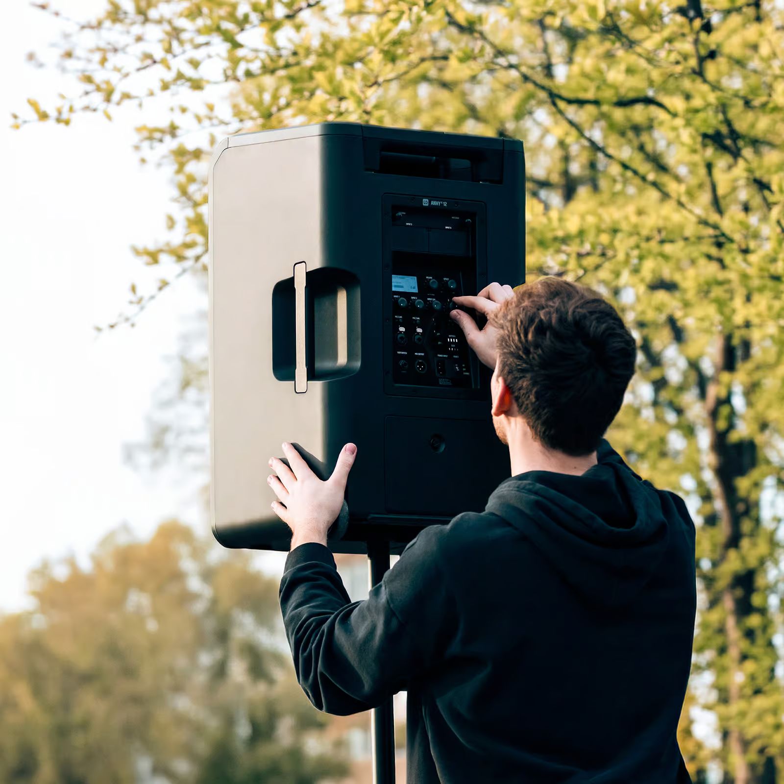 LD Systems ANNY 12 Akkubetriebene Bluetooth-Lautsprecherbox 