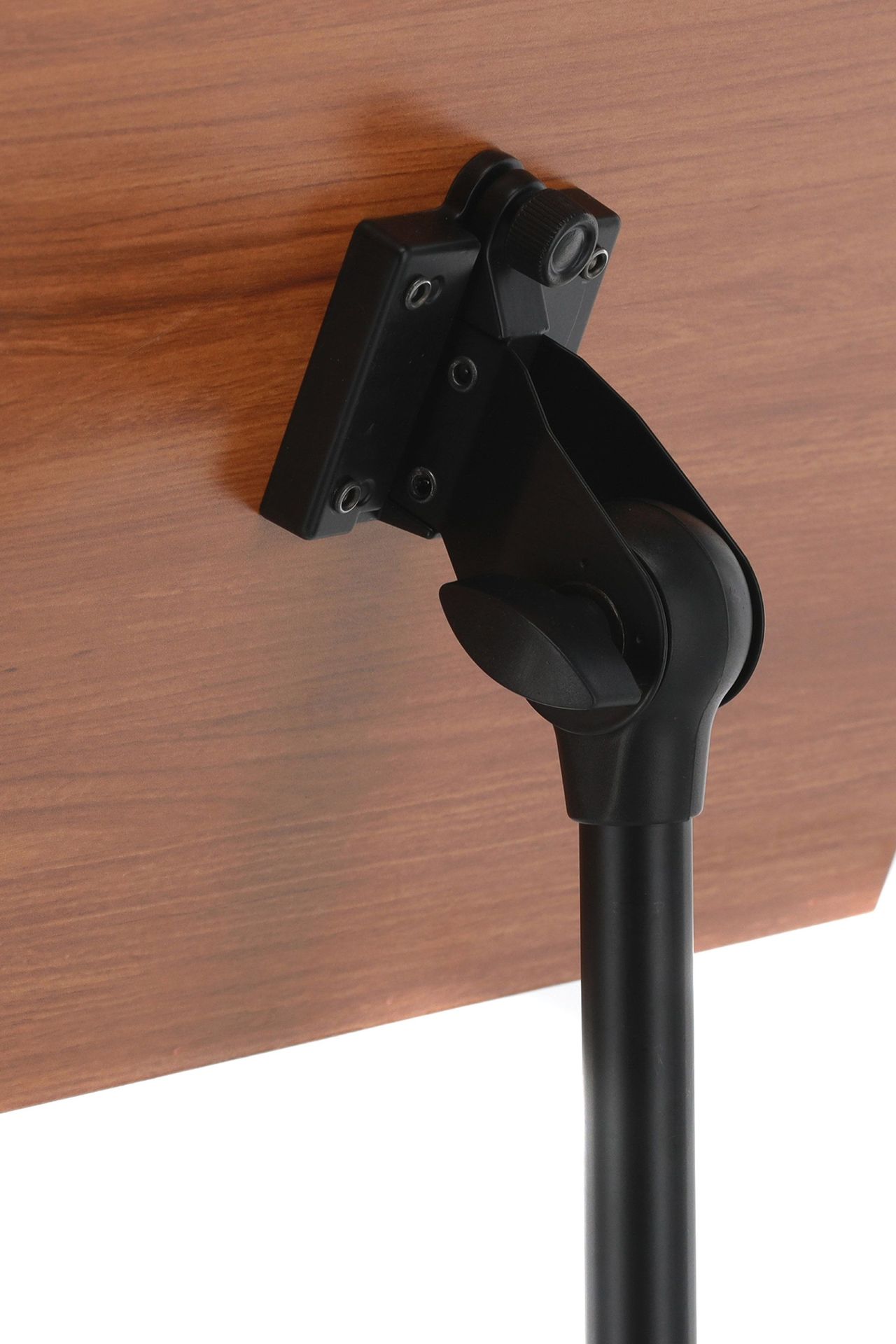 Orchesternotenpult MHO, abnehmbare Nussbaum-Holzauflage, H: 78-130cm _00005485_