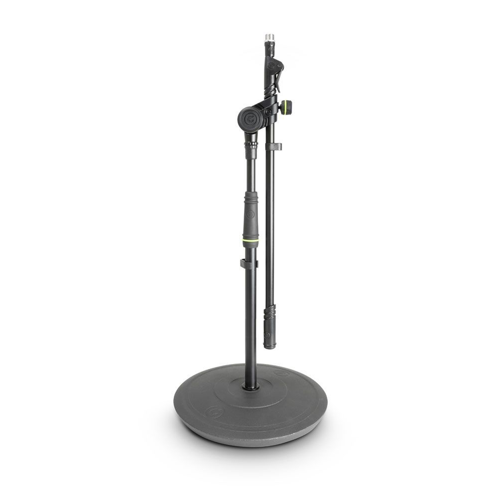 Gravity MS 2222 B niedriges Mikrofonstativ mit Rundsockel und Ausziehgalgen_00034223_