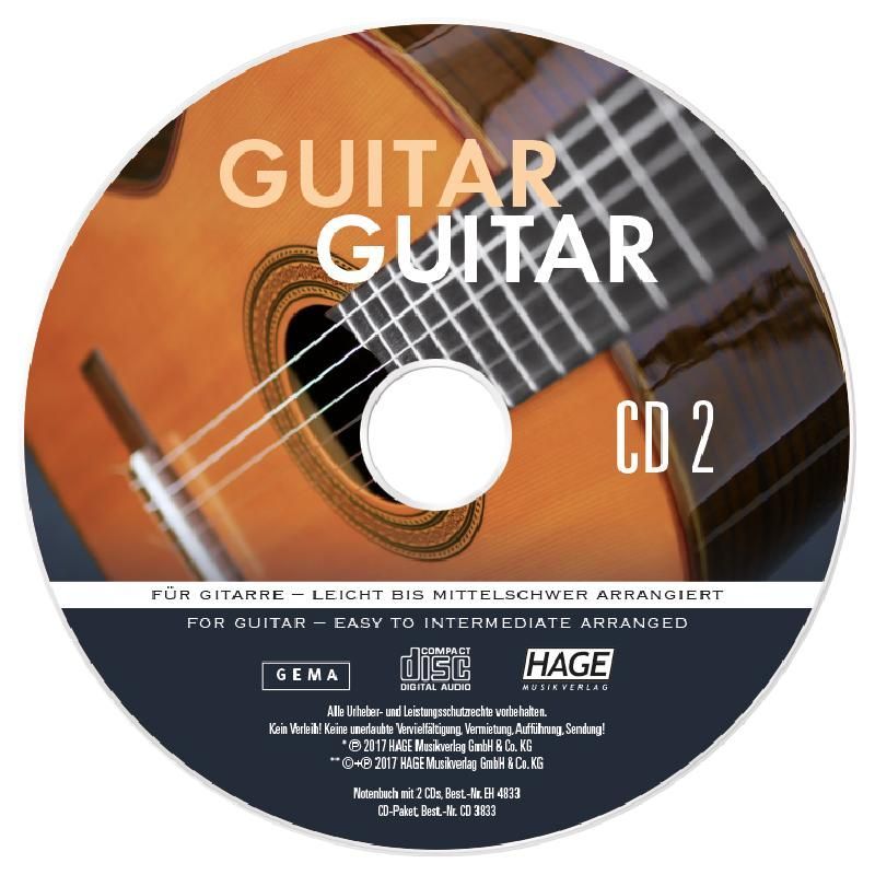 CD Guitar Guitar mittelschwer 2 Cds mittelschwer HAGE CDSET 3833 / 4026929920102