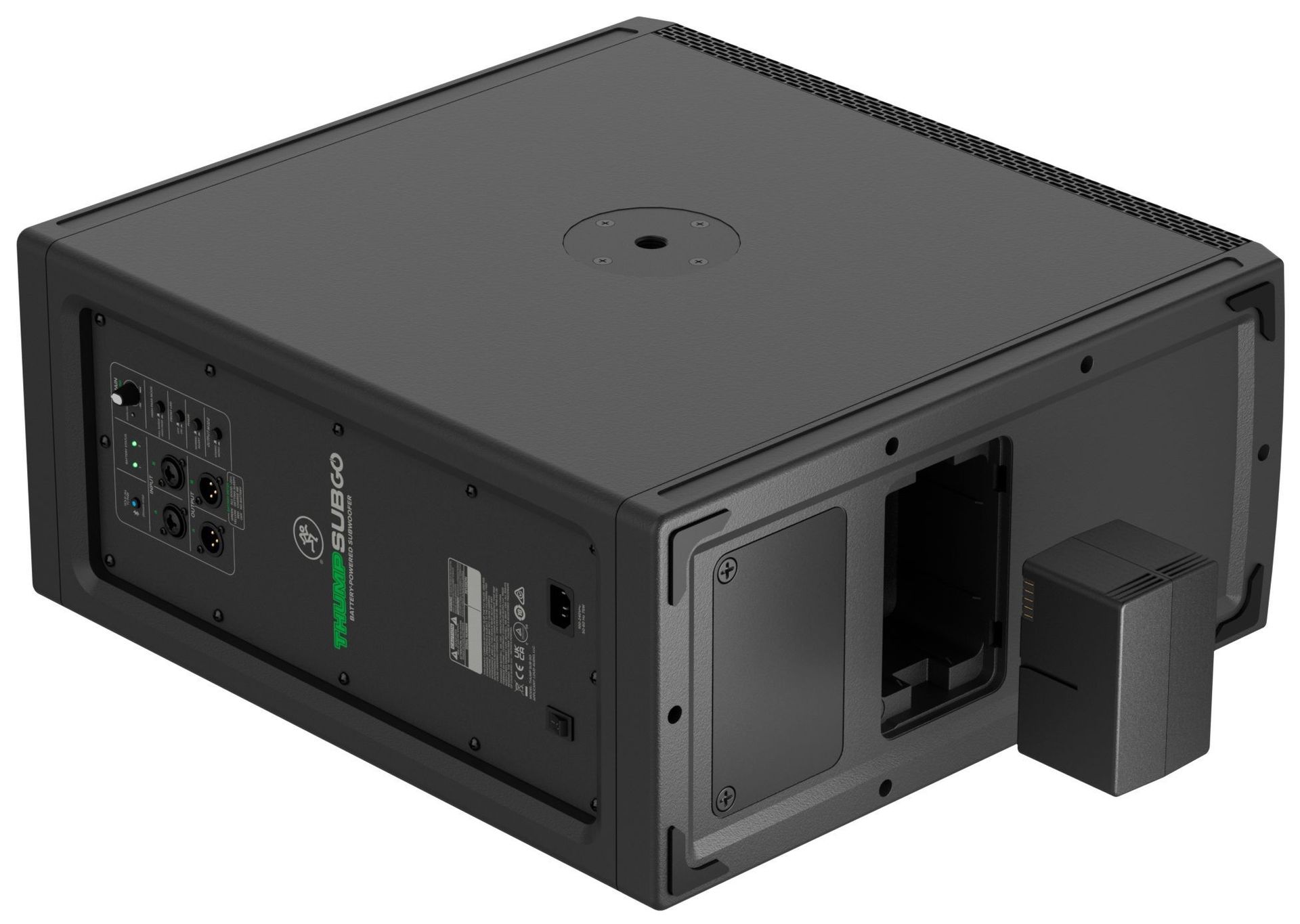 Mackie ThumpSub GO Dual 8“ Aktiv-Subwoofer mit Akkubetrieb