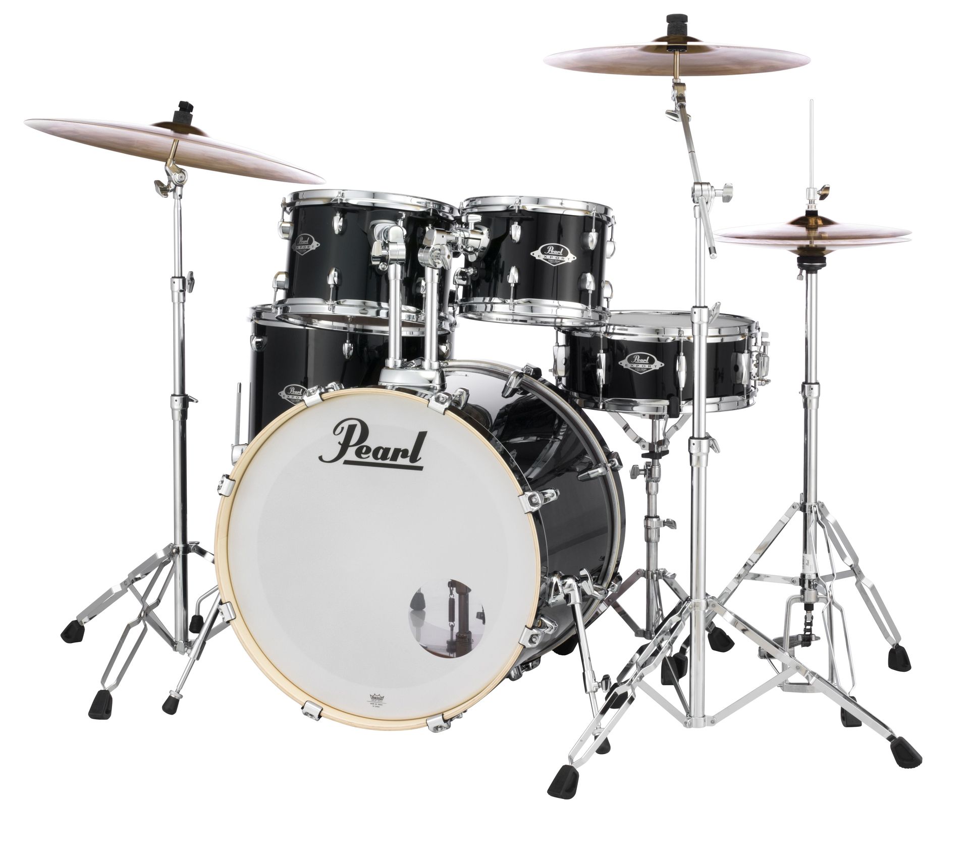 Pearl Export EXX705NBR/C31 Drumset jet black 20/10/12/14/ Snare