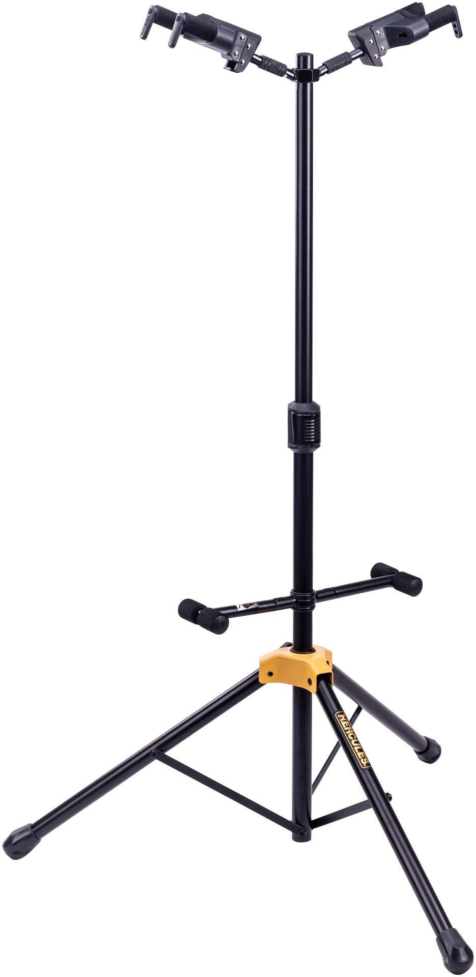 Hercules GS422B+ Gitarrenständer für 2 Gitarren, Stativ mit Sicherheitssystem_00041154_