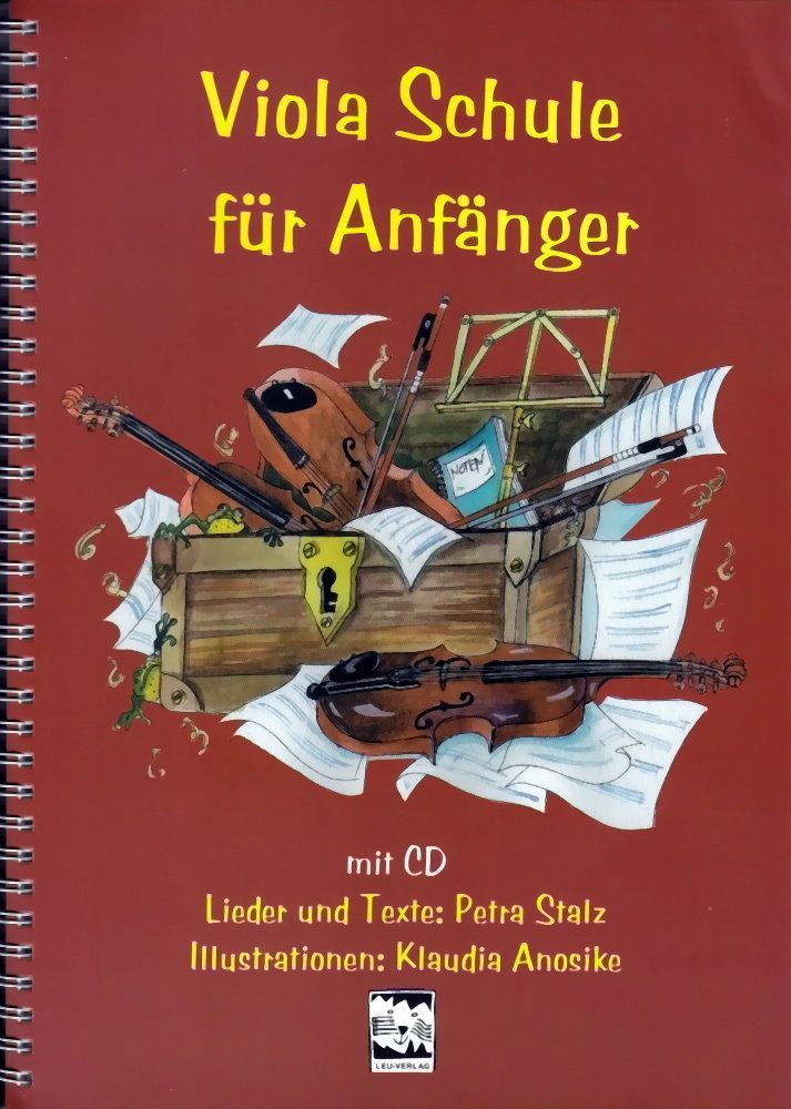 Noten Viola Schule für Anfänger mit CD von Petra Stalz Leu Verlag LEU112