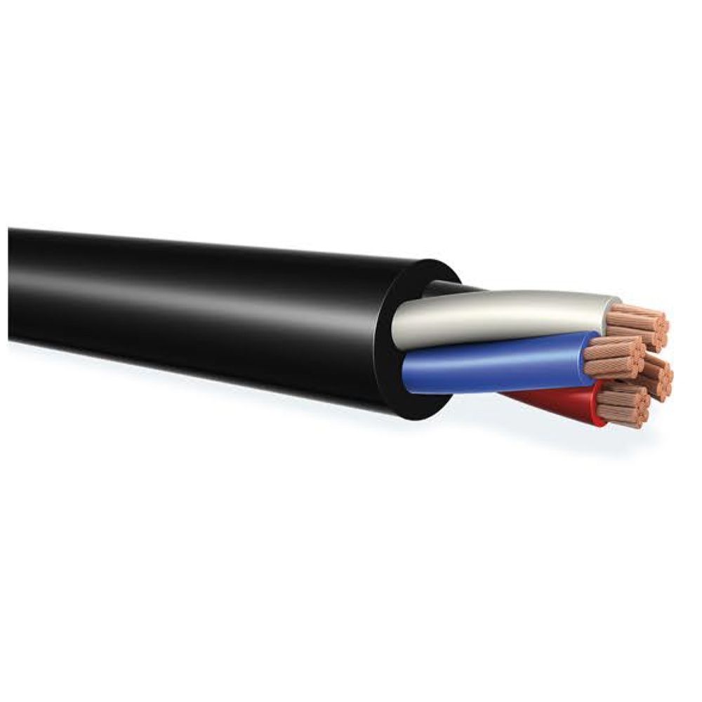 Lautsprecher-Kabel 4x2,5mm² Gummi H07RN-F  schwarz_00049642_