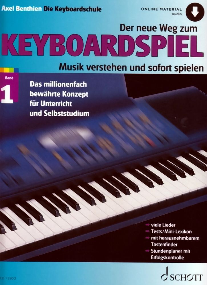 Schule Der neue Weg zum Keyboardspiel 1 Axel Benthien Schott ED 7280D _00050189_