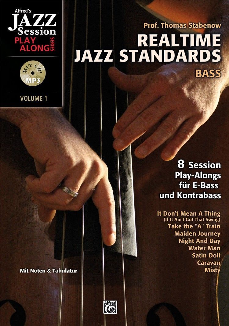 Noten Realtime Jazz Standards - Bass Prof. Thomas Stabenow Alfred 20184G