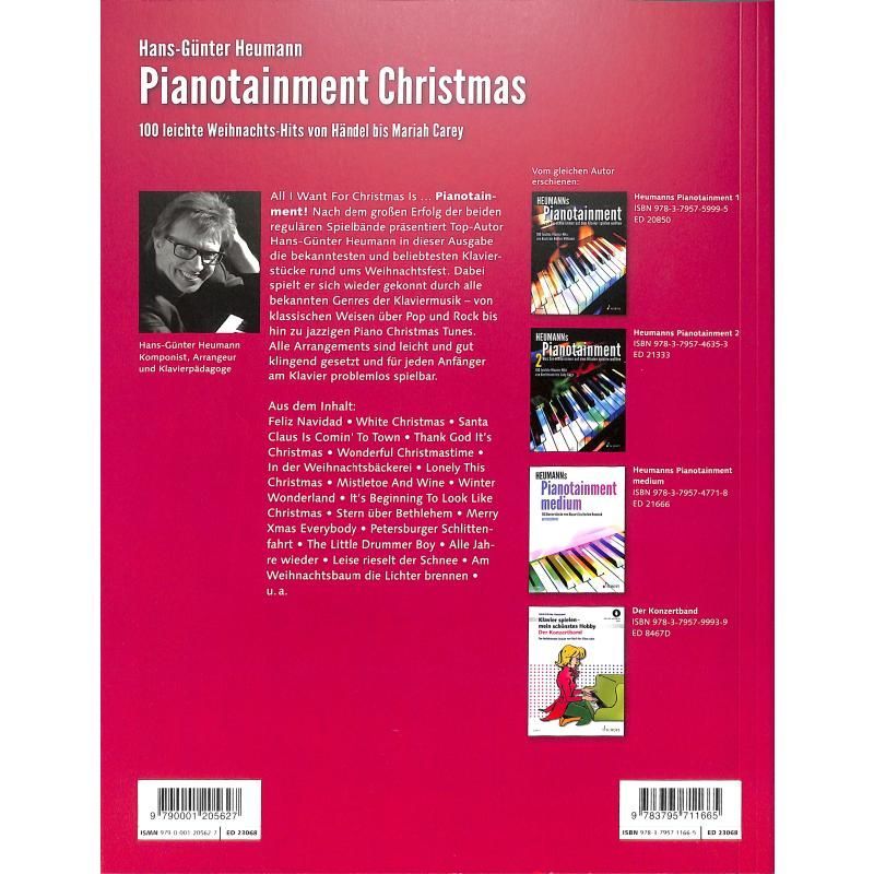 Noten Heumanns Pianotainment CHRISTMAS Hans Günther Heumann Ed Schott 23068_00042820_