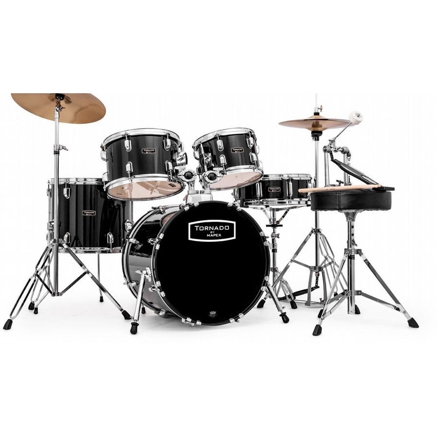 Mapex Tornado Schlagzeug dark black TND5844FTC 18"/10"12"/14"