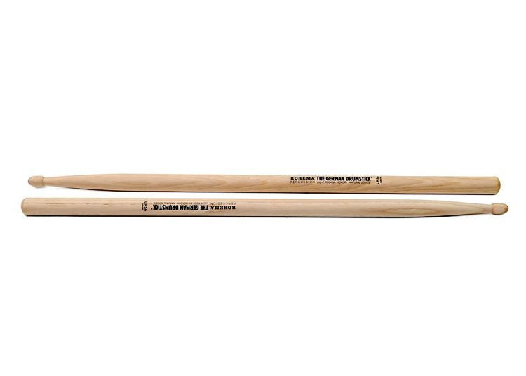 Rohema 5A Light Rock Natural Hickory Drumsticks 61321 2U