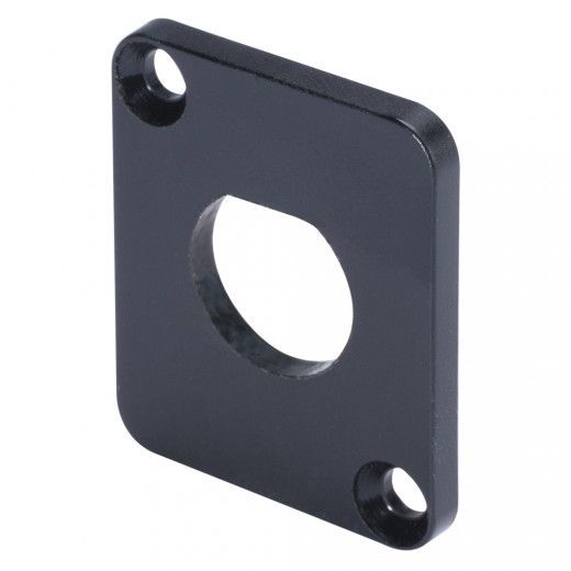 Hicon HI-DAE D-Flansch Blinddeckel mit D-Loch für BNC-Adapter_00052853_