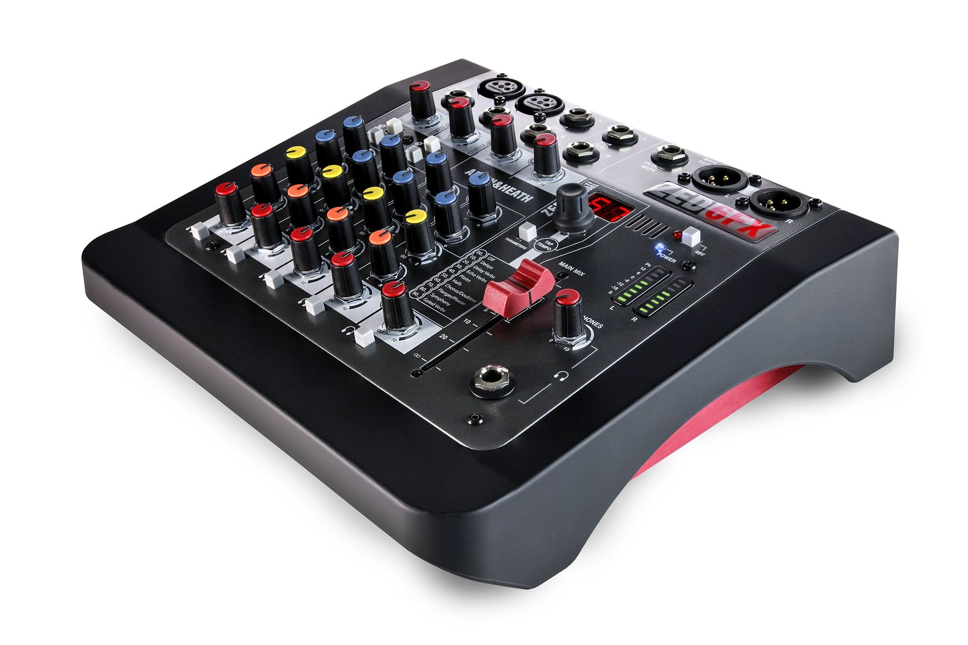 Allen & Heath ZED-6 FX Kleinmixer mit Effektgerät, 6 Kanal Mischpult 