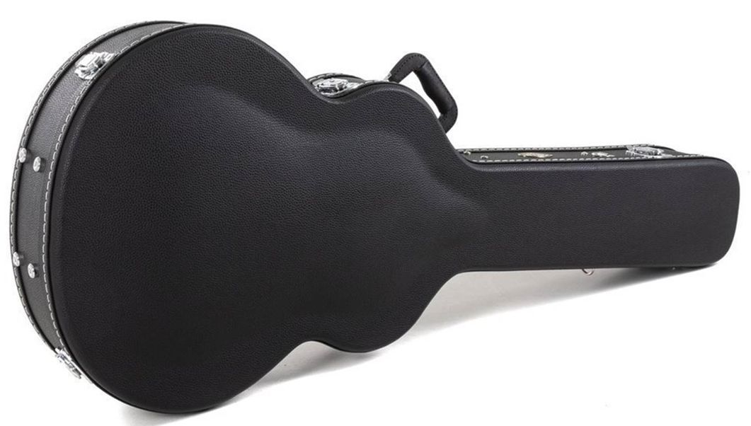 Gewa Gitarrenkoffer für Semiakustik-E-Gitarre Arched Top schwarz 