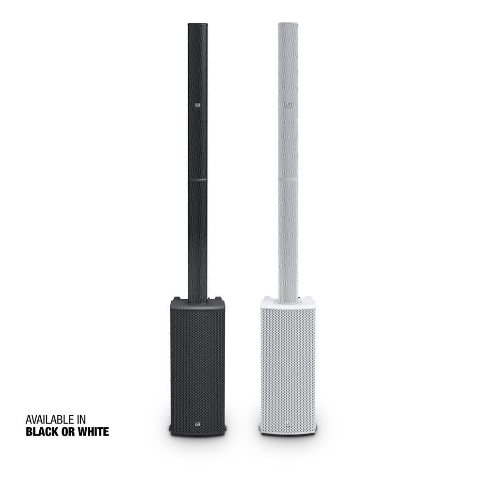 LD Systems Maui 11 G2 W Kompaktes PA-Säulensystem mit Mixer und Bluetooth  weiß