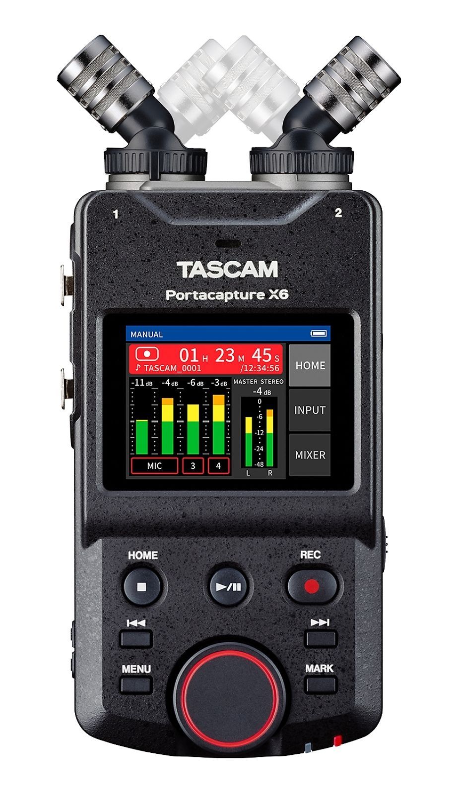 Tascam Portacapture X6 Portabler Handheld-Mehrspurrecorder