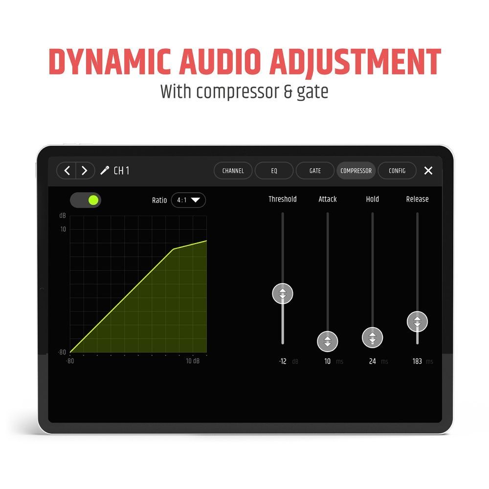 LD Systems Maui 11 G3 MIX Cardioid Säulen PA System mit Digitalmixer