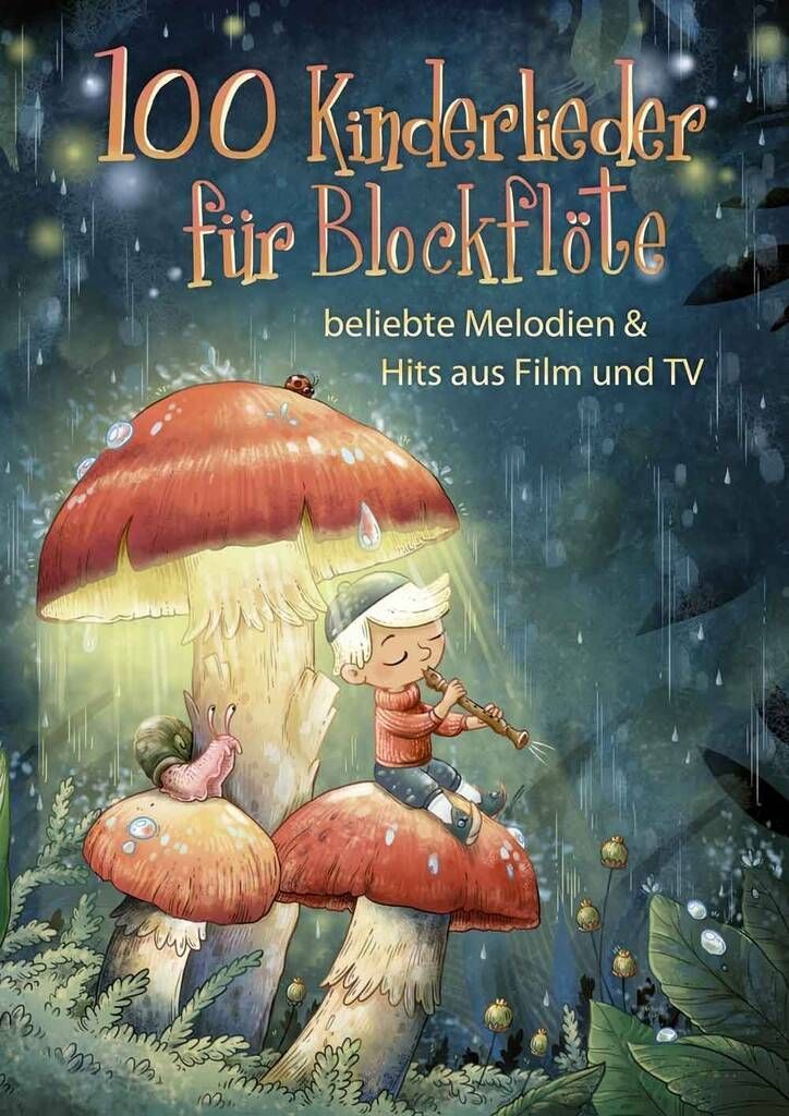 Noten 100 Kinderlieder für Blockflöte Bosworth BOE8034 leicht spielbar