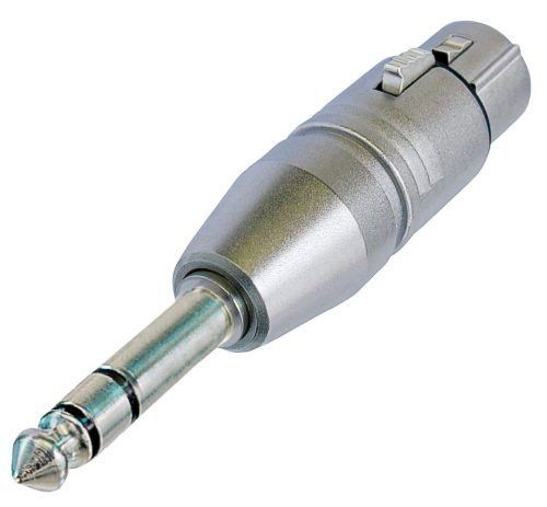 Neutrik NA3FP XLR-Adapter XLR-Buchse - Klinkenstecker 6.35 mm Stereo 1 St.