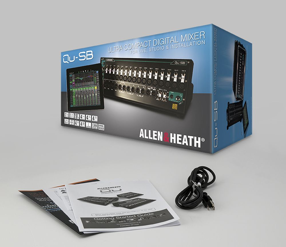 Allen & Heath QU-SB Ultra-Kompakter Digitalmixer für iPad Steuerung 18 Kanal