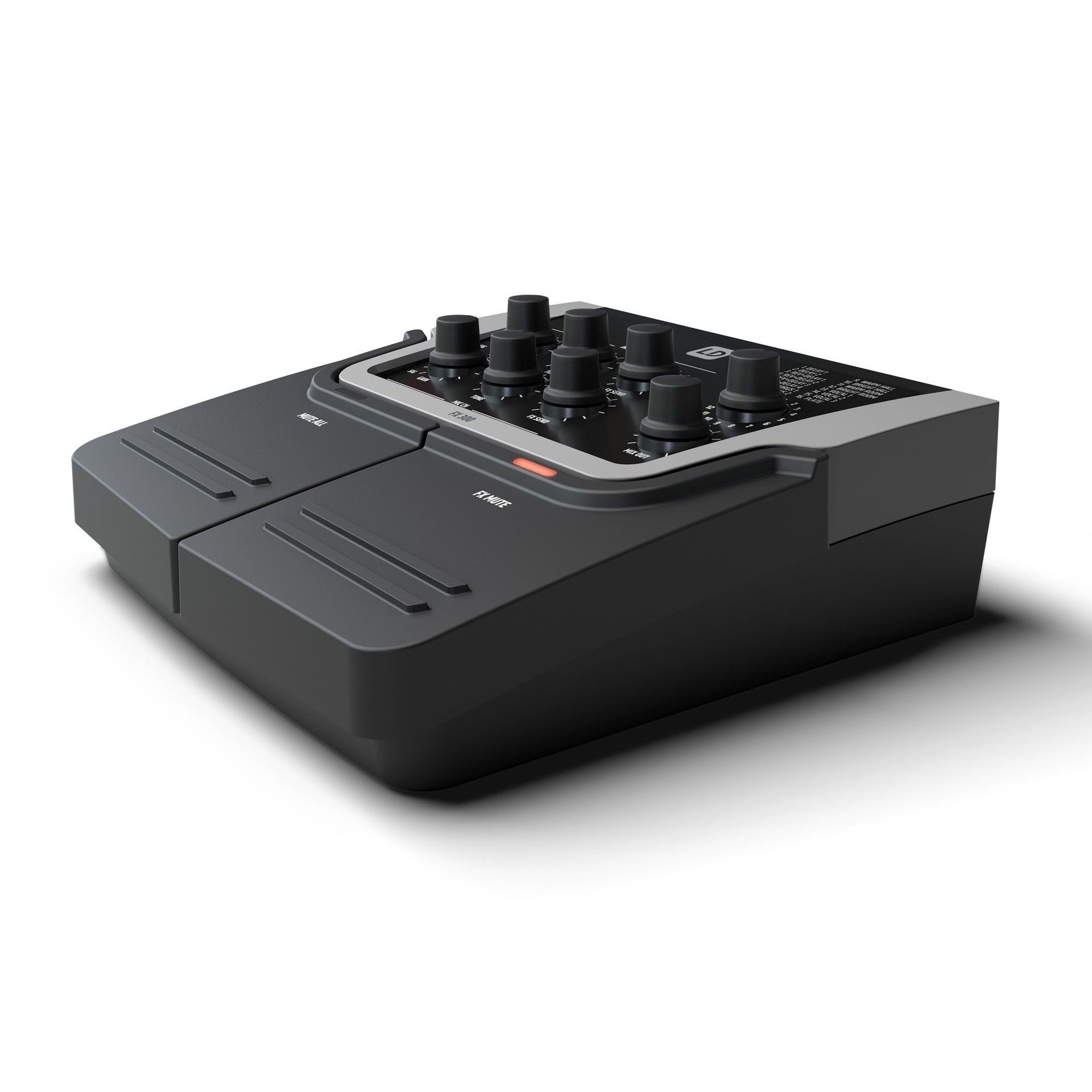 LD Systems FX 300  2-Kanal Effektpedal, Multieffektgerät für Vocal und Gitarre 