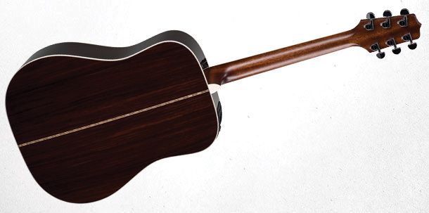Takamine EF-360GF Glenn Frey-Modell Akustikgitarre mit Tonabnehmer, Fichte glanz
