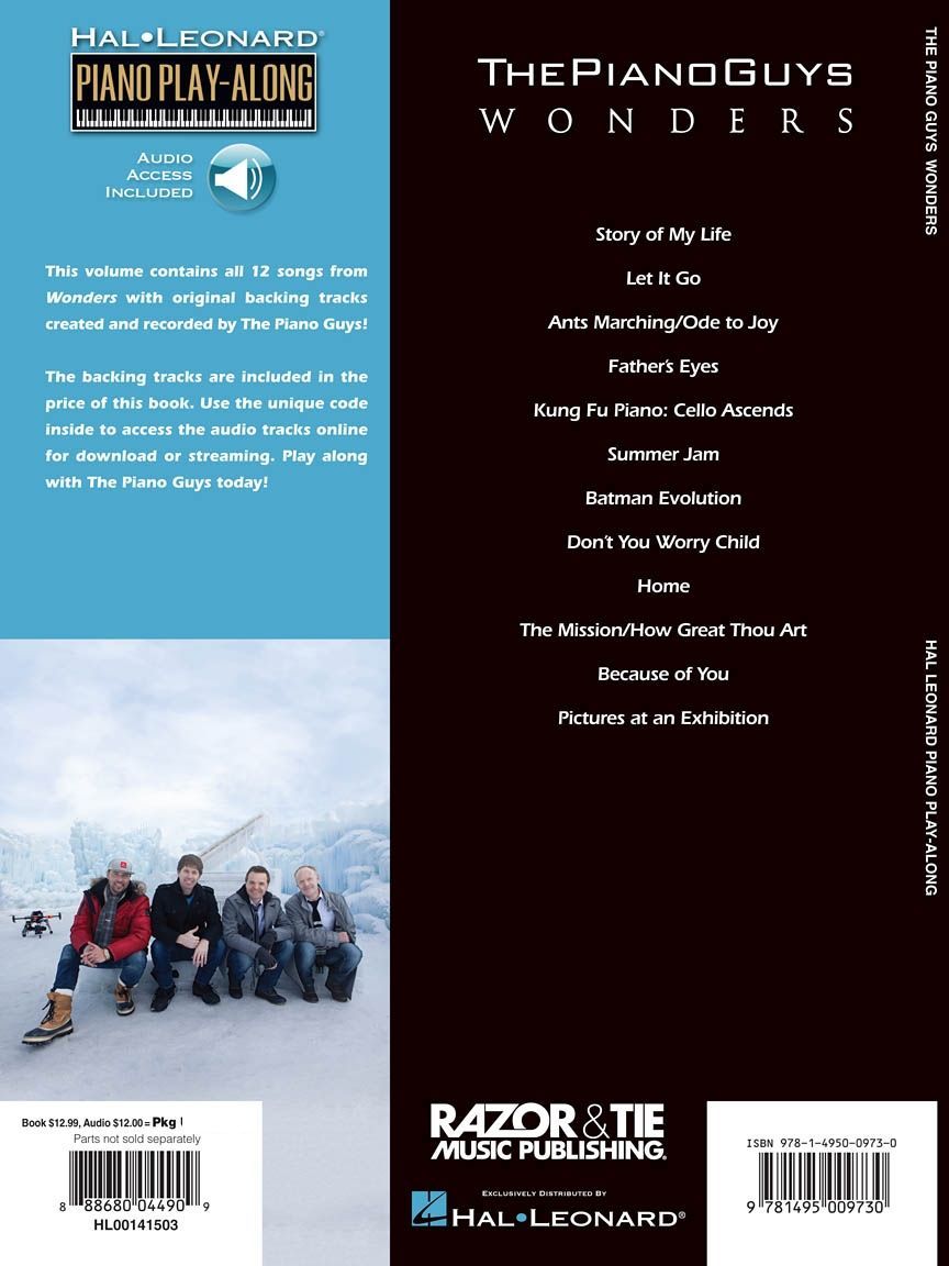 Noten The Piano Guys Wonders Klavier & audio-Download-Code Hal Leonard HL 141503