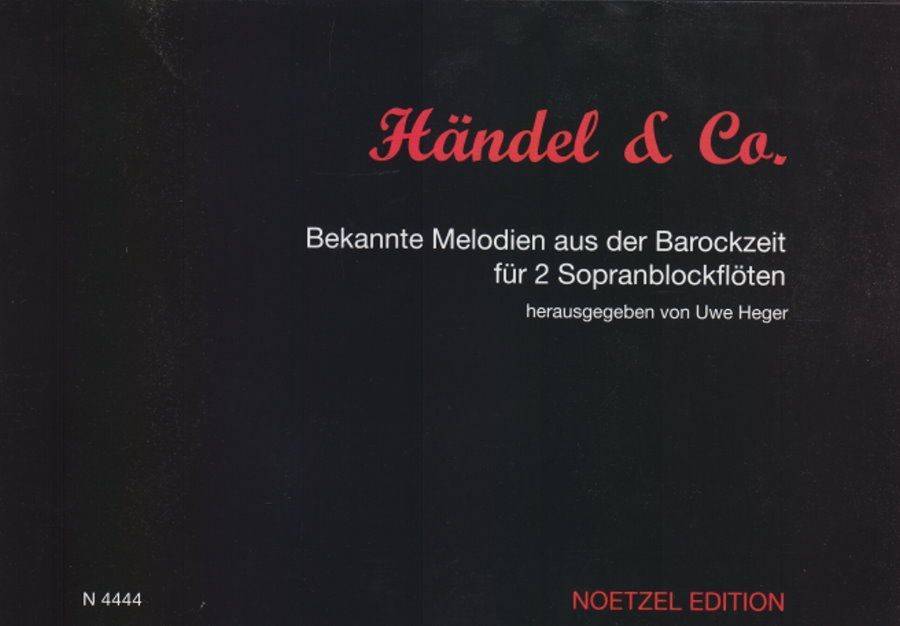 Noten Händel & Co Bekannte Melodien N 4444 - für Blockflöte_00009950_