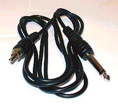Cinchkabel, Cinchstecker  6,3mm Mono Klinke, 3 Meter Restbestand!!_00015702_