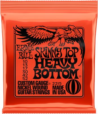 Ernie Ball EB 2215 E-Gitarren Saiten Skinny Top Heavy Bottom .010-.052