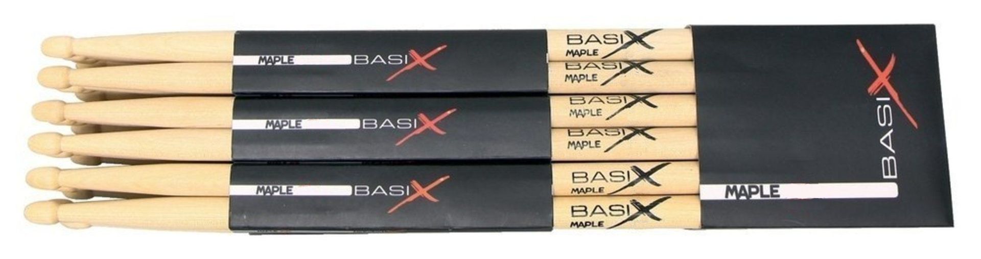 4046663033678 - BASIX Drumsticks 5B maple 12 Paar 4046663033678 - BASIX Drumsticks 5B maple 12 Paar