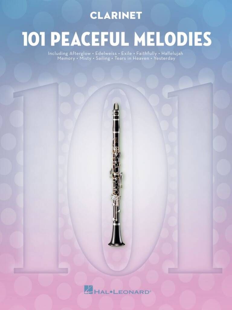 Noten 101 Peaceful Melodies for Clarinet Klarinette  HL01995736