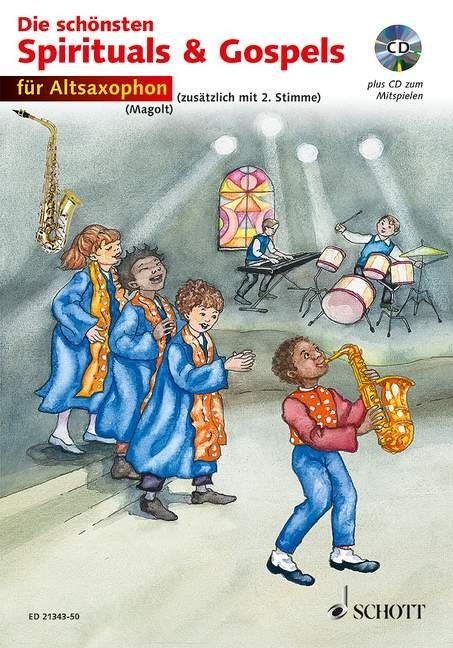 Noten Die Spirituals- & Gospels Marianne Magolt ED 21343-50 Altsaxophon_00030233_