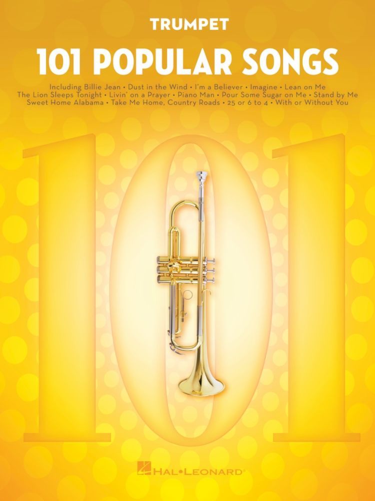 Noten 101 Popular Songs Trompete Solo trumpet instrumental HL 224726