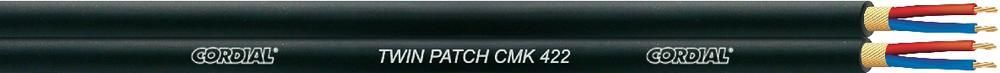 Cordial CMK 422 NF-Kabel Zwillingskabel, symmetrisch, schwarz