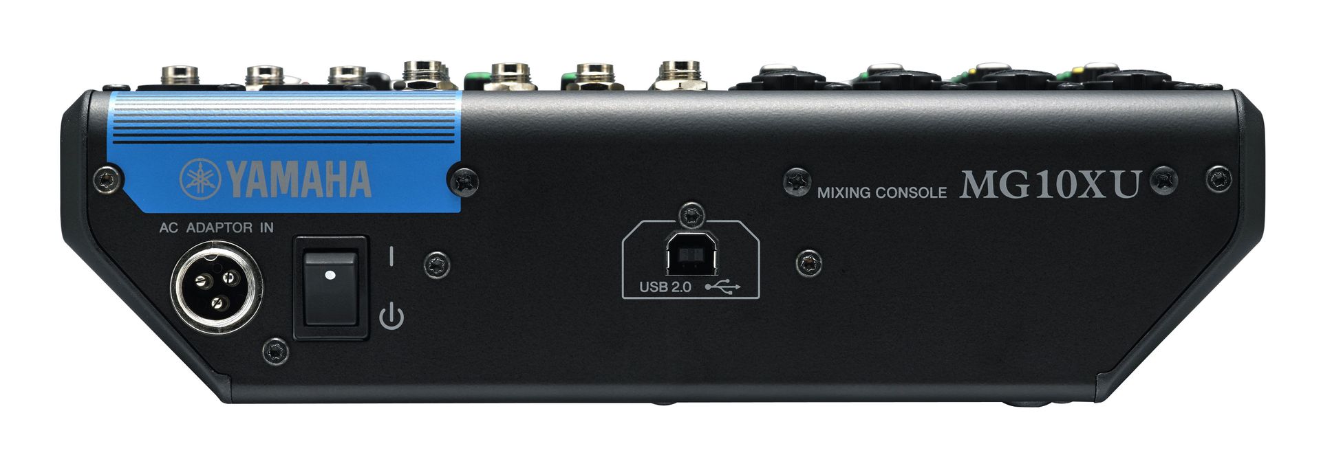 Yamaha MG10 XU Mixer, SPX Effekt, USB, 4 Combi Mikrofon/Line Eingänge + 3 Stereo