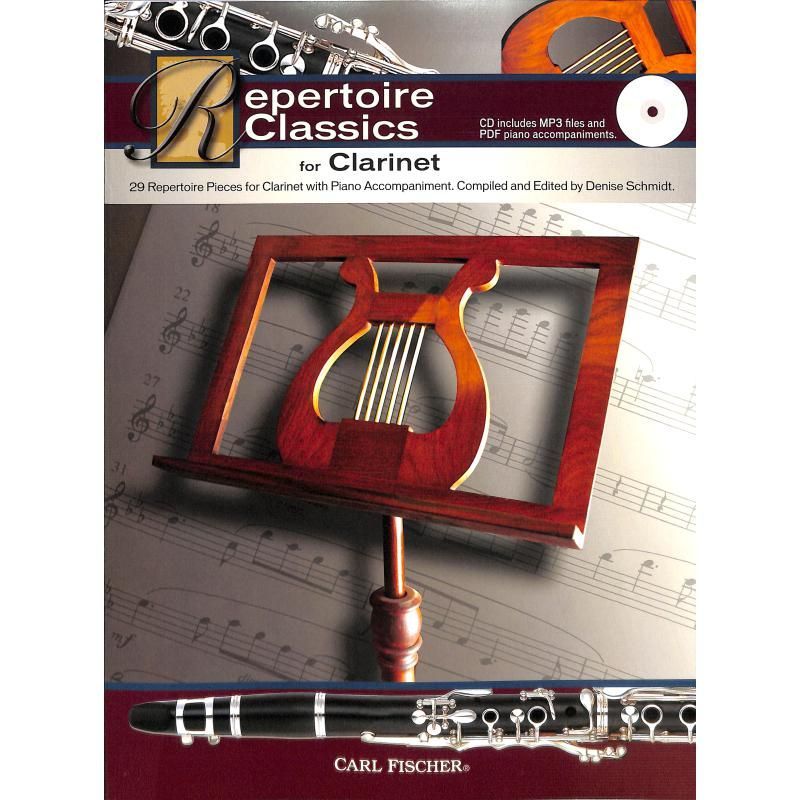 Noten Repertoire classics for clarinet Klarinette incl. download-code CF -WF112