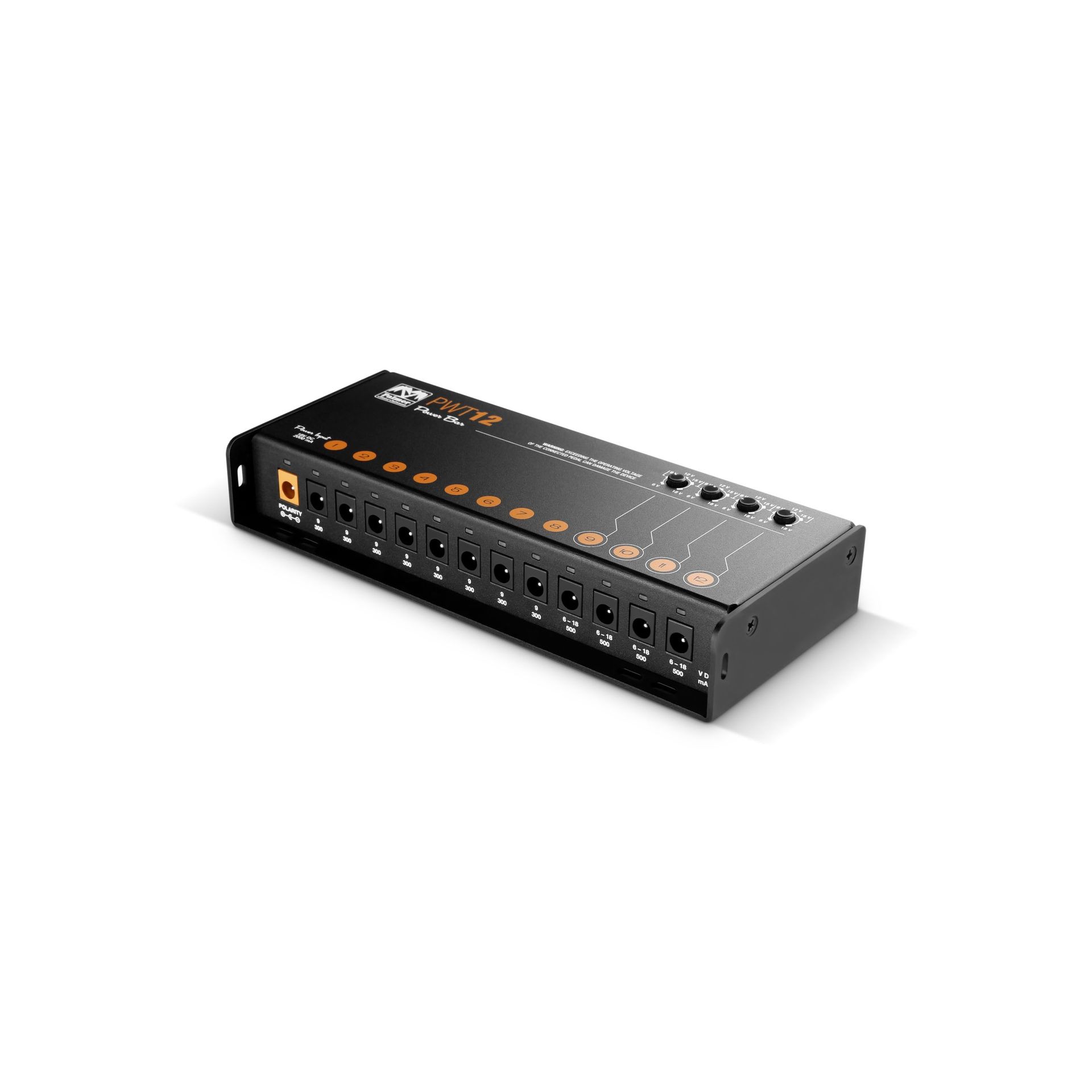4049521229824 - MI PWT 12 MK 2 Universalnetzteil für Pedalboard mit 12 Ausgängen