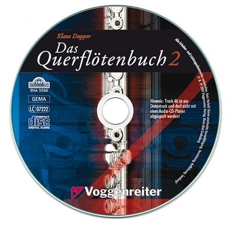 Noten Das Querflötenbuch 2 - von Klaus Dapper incl. CD Voggenreiter Verlag