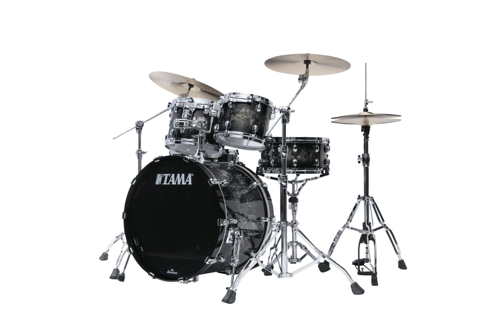 Tama Starclassic Walnut/Birch WBS42S-MBR 4pc Molten Platinum Burst/Chrome HW