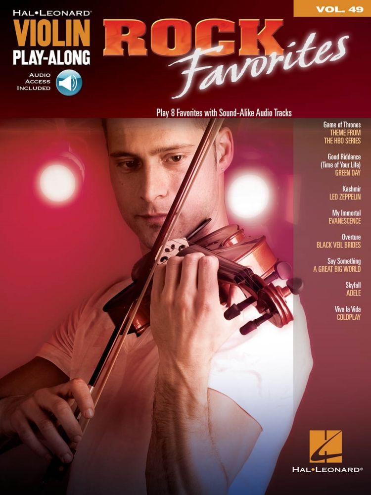 Noten Rock Favorites Violin Play-Along incl. download Code HL 00130216