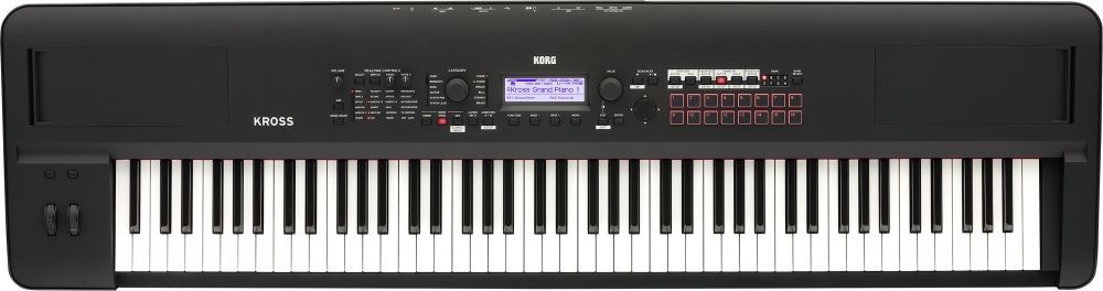 Korg KROSS 2-88MB Music Workstation mit 88 Tasten Hammermechanik, Vocoder, Seq 