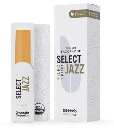 D´Addario Woodwinds 3S Organic Select Jazz Tenorsaxophon Filed Blatt