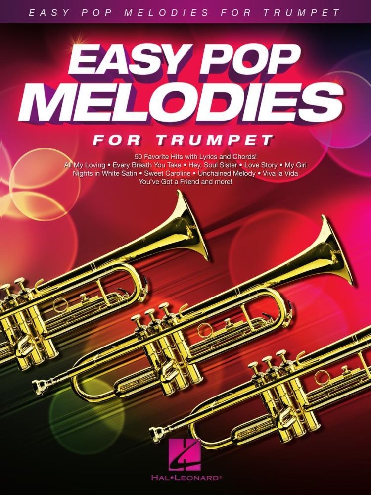 Noten Easy Pop Melodies für Trompete Trumpet HL125788 HalLeonard leicht spielbar