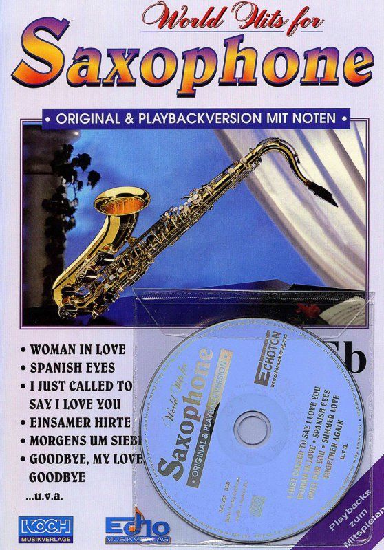 Noten world hits for saxophone für Altsaxophon & Tenorsaxophon Michlbauer 023500