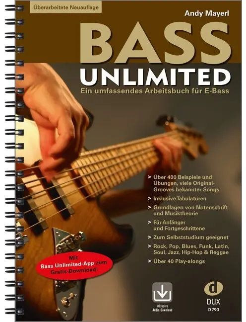 Noten Bass unlimited Ein umfangreiches Arbeitsbuch DUX 790 incl. Audio-Download